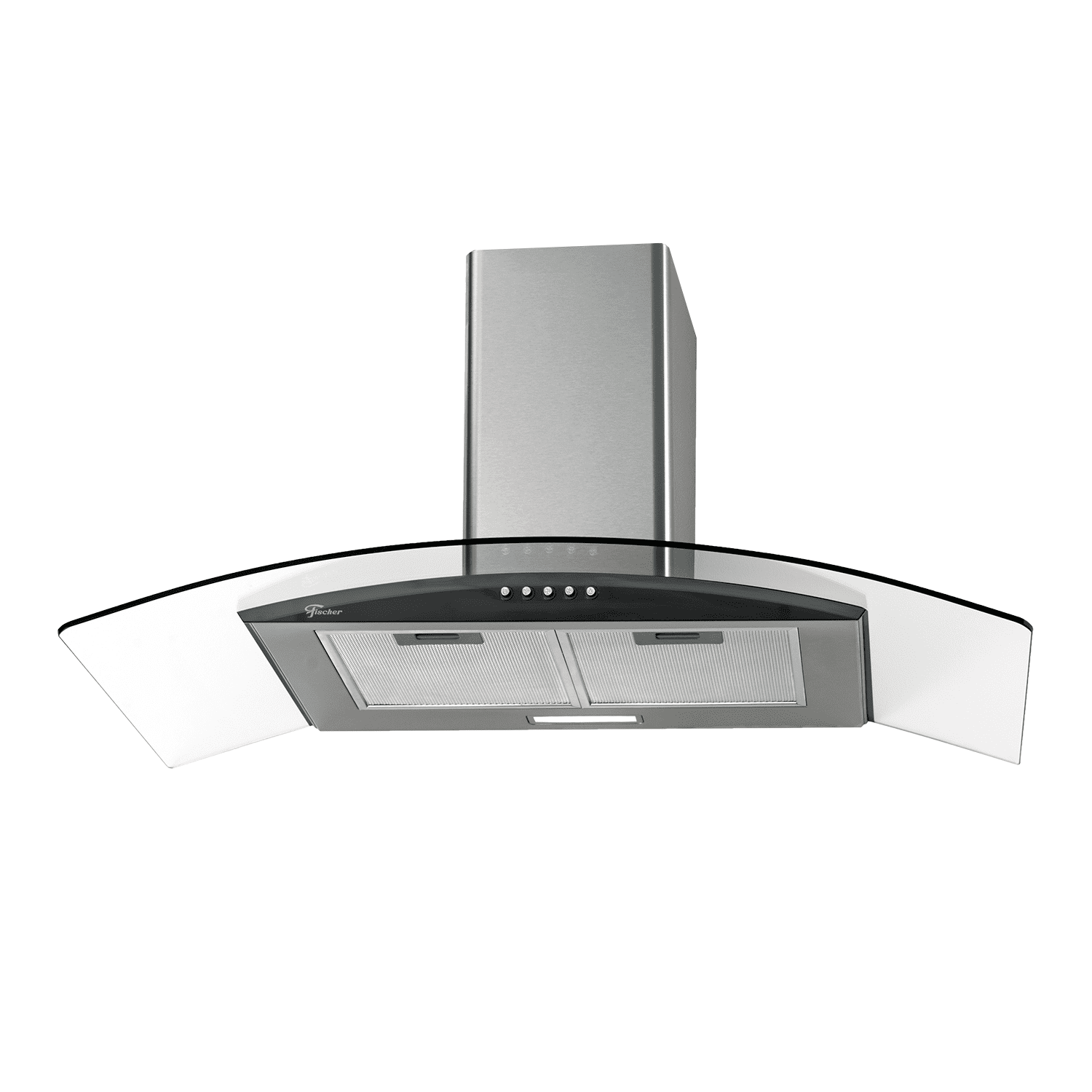 COIFA DE PAREDE FISCHER FIT 90 CM VIDRO 220V