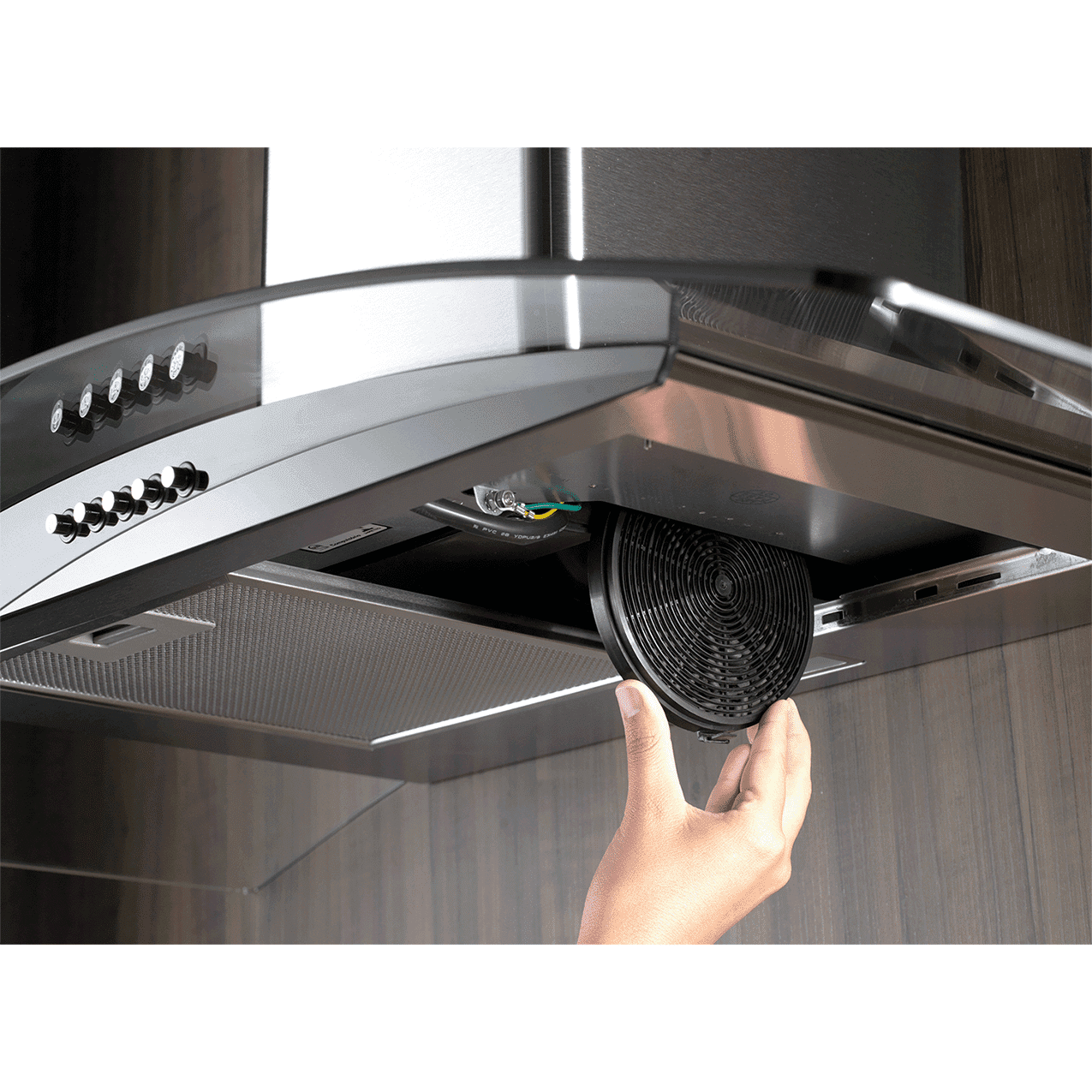 COIFA DE PAREDE FISCHER FIT 90 CM VIDRO 127V - Imagem 6