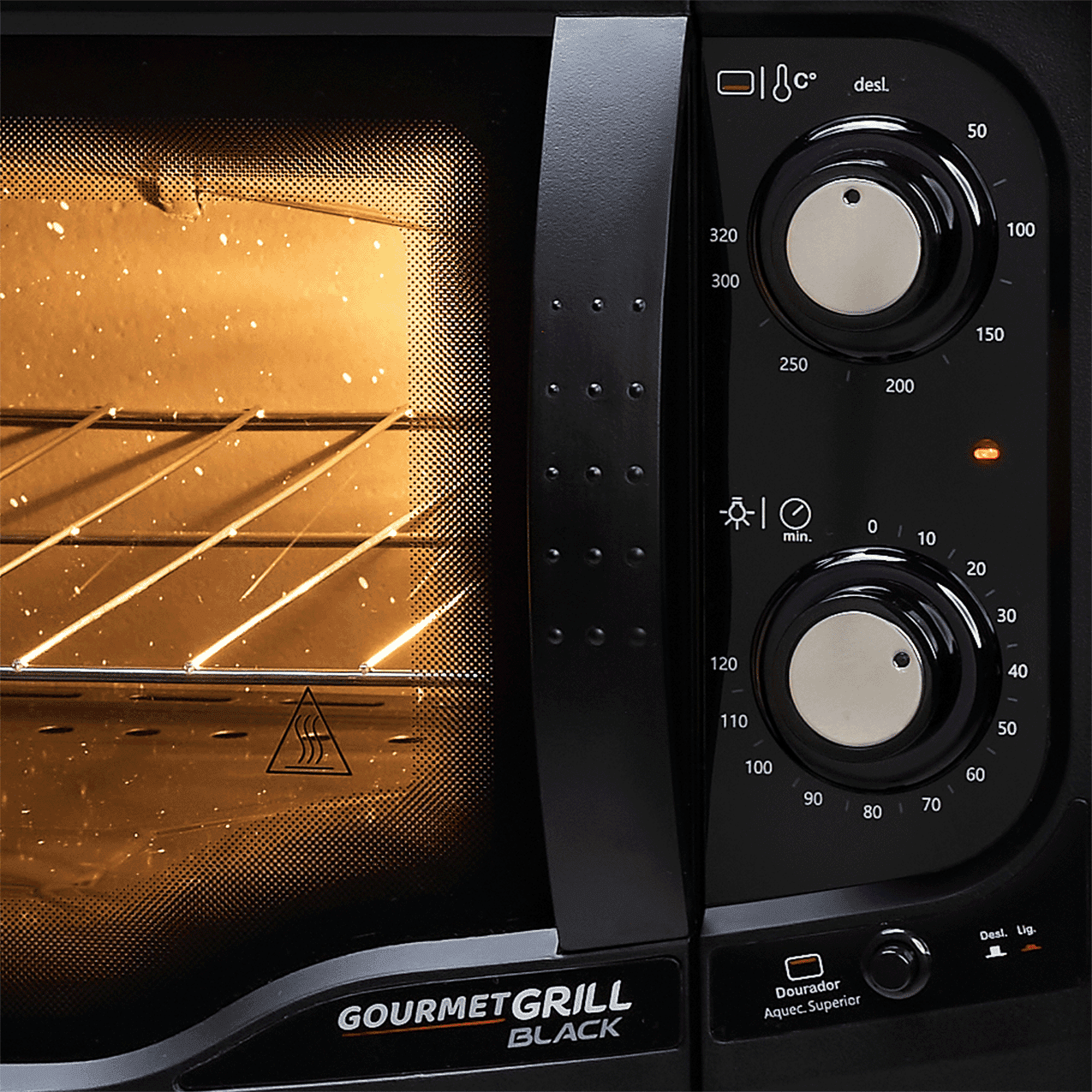 FORNO ELETR. FISCHER GOURMET BANCADA 44L BLACK 220V - Imagem 2
